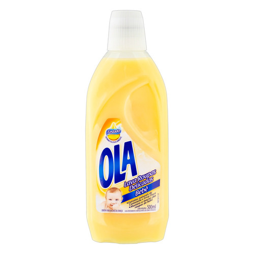 Imagem 1 de 1 de Sabão líquido Ola Roupas Delicadas Bebê frasco 500 ml