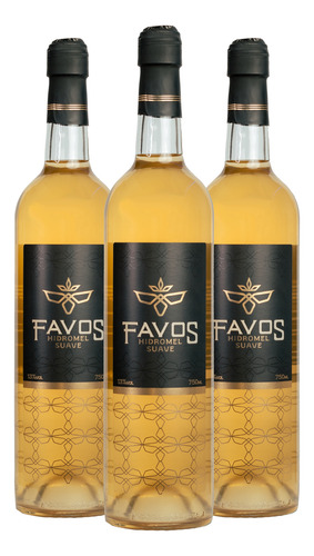 Hidromel Favos - Kit 3 Unidades