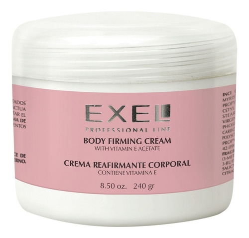 Crema Reafirmante Corporal Con Vitamina E X 240grs Exel