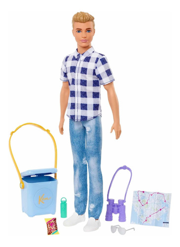 Muñeco Ken Set Camping De Barbie Con Accesorios