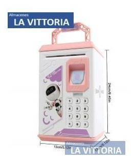 Imagen 4 de 5 de Alcancía Digital Infantil Con Código Seguridad