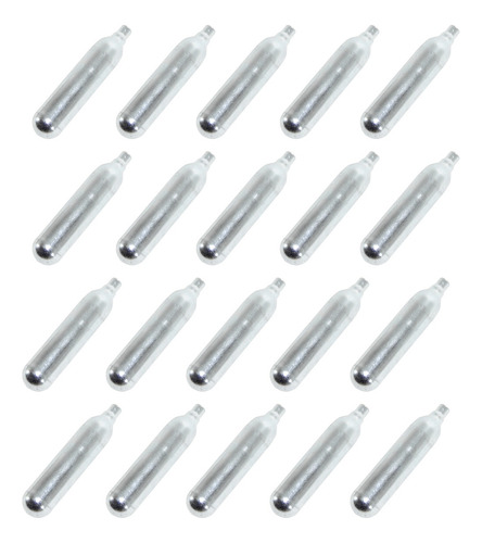 Imagem 1 de 2 de 20 Cilindros De Ar Co2 12g Para Armas De Airsoft E Airgun