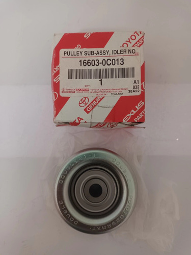 Polea Numero 1 Para Toyota Fortuner, Hilux Y Kavak