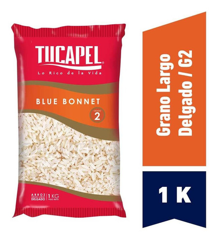 Arroz Tucapel G2 Blue Bonet Largo 1 Kg