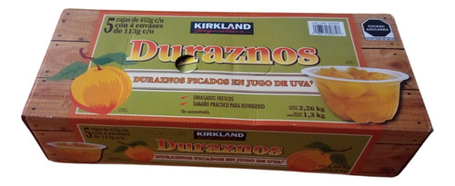 Duraznos Picados En Jugo De Uva 20pzs De 113g Cada Uno 