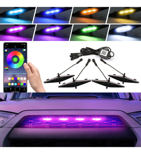 Luz Led Rgb Para Parrilla Trd Pro Off-road Frontal Limitada