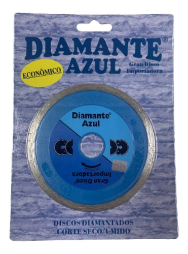 Disco De Corte Econômico Seco/úmido 105mm Diamante Azul 