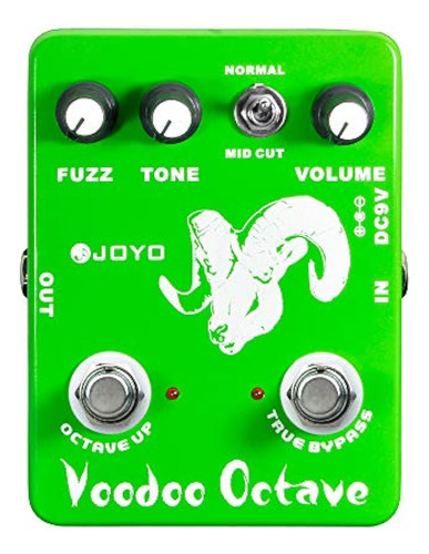 Joyo Voodoo Octave Fuzz Y Pedal De Efecto De Octava Añadido 