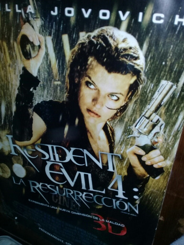 Poster De Resident Evil La Pelicula (42x 31 Cm)