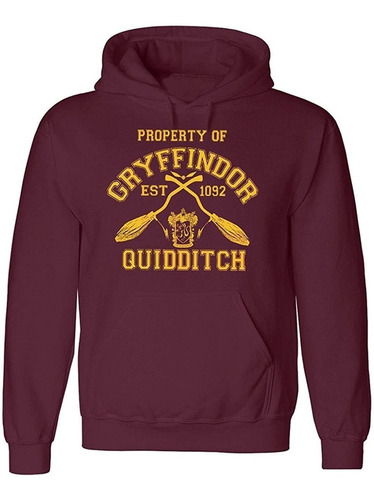 Sudadera Hoodie Harry Potter Casa Gryffindor Quidd