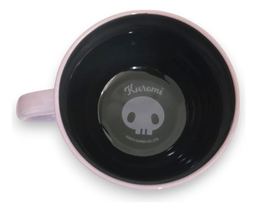 Taza Jumbo Kuromi De Cerámica 1 Pieza De 820 Ml