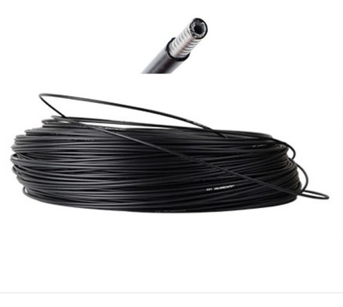 4 Rolos Conduíte Espiral Encapado Bike Freio 5mm X 20m Preto