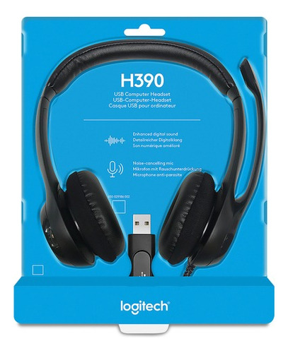 Diadema Logitech H390 Con Microfono 