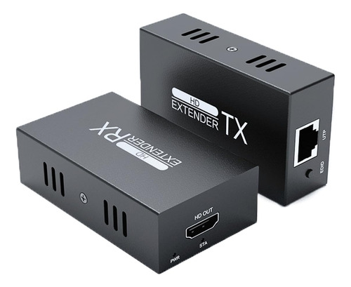 Extensor Hdmi De 196 Pies A Través De Ethernet Cat6/cat7 A.