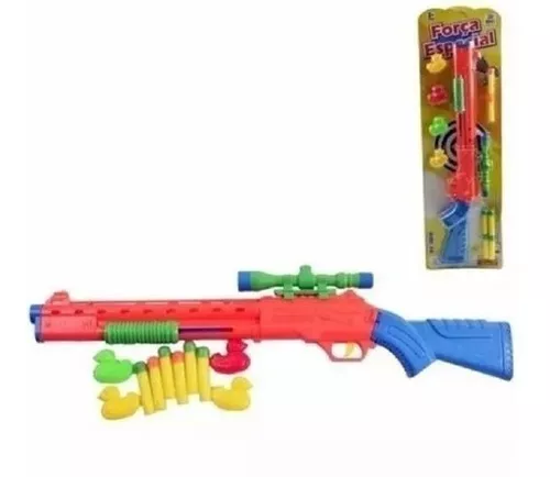 Arma Brinquedo Escopeta Lança Dardos Nerf Grande Promoção