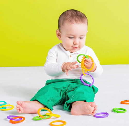 Bright Stars Juego De Eslabones Para Bebé Con 24 Pzas