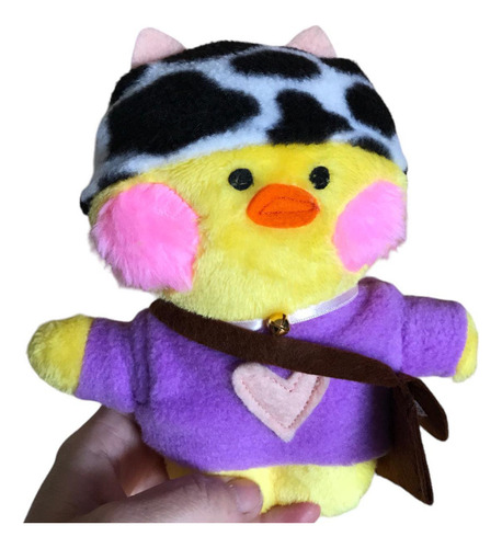 Peluche De Patito Lalafanfan De 20cm Con Ropita Gorro Y Mas