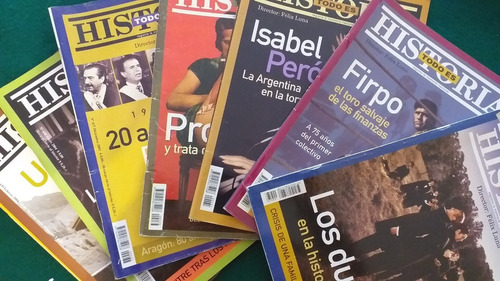 Lote 9 Revistas Todo Es Historia Félix Luna N° 431 Al 439 