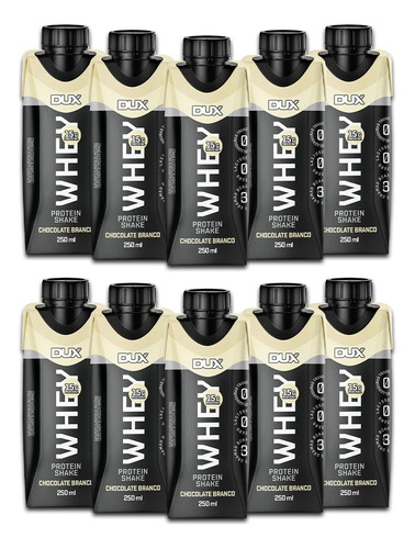 Dux Combo - 10 Und Shake Protein Dux / Caixinha Com 250ml