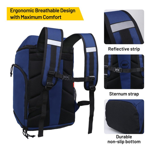 Mier Mochila De Baloncesto Con Compartimento Para Zapatos/pe