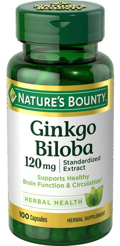 Capsulas Ginkgo Biloba Cerebro - mL a $1325