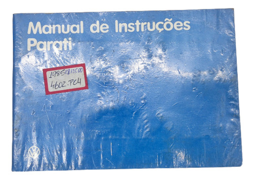 Parati 1985  Manual - Usado Em Perfeito Estado - 4602