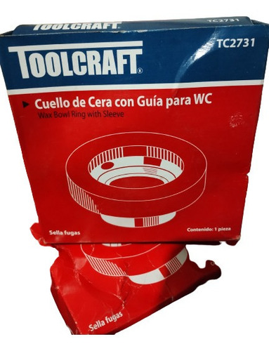 Cuello De Cera Con Guía Para Wc Toolcraft 