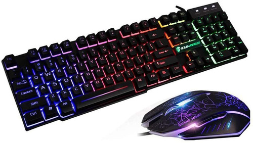 Juegos Teclado Y Ratón Combos Arco Iris Led Retroiluminaci¿