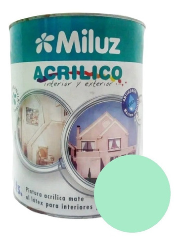 Latex Exterior Akzonobel Verde Claro 4 Lt Solo Envio G1