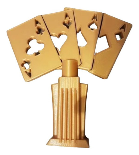 Troféu Estatueta - Baralho Poker