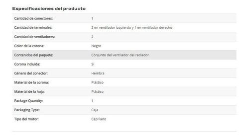 Ventilador Motor Completo Oem: 1s4z8c607ad