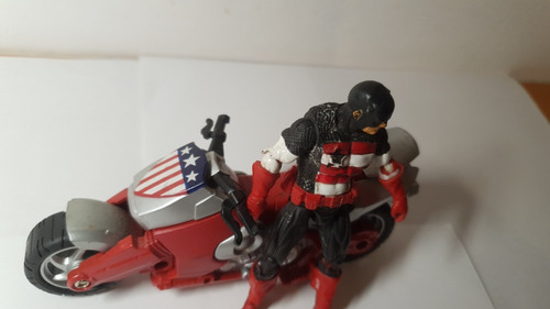 Motocicleta De Ataque | Capitán América | Figura De Acción (Usado)
