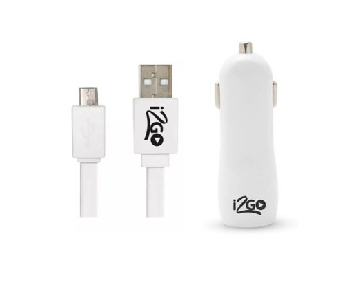 Acendedor 2 Saídas + Cabo Micro Usb I2go