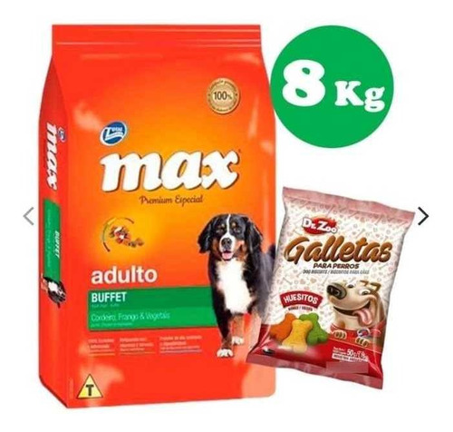 Max Buffet Adulto 8kg + Regalo