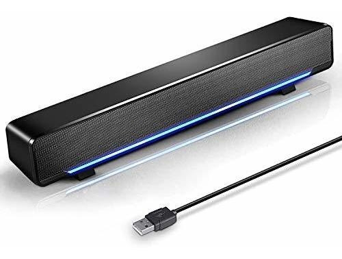 Soudbar, Maboo Usb Powered Altavoces Barra De Sonido Para Pc