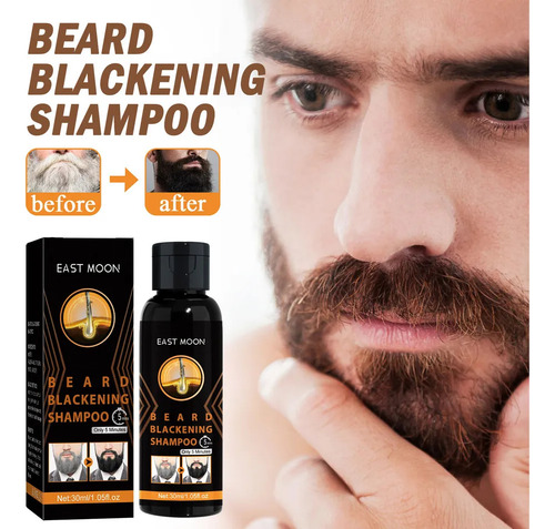2 Champú Natural Para Oscurecer La Barba C Guys, Para Oscure