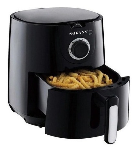 Freidora Aire 5 Litros Airfryer Sokany Af200 1500w Air Fryer Color Negro