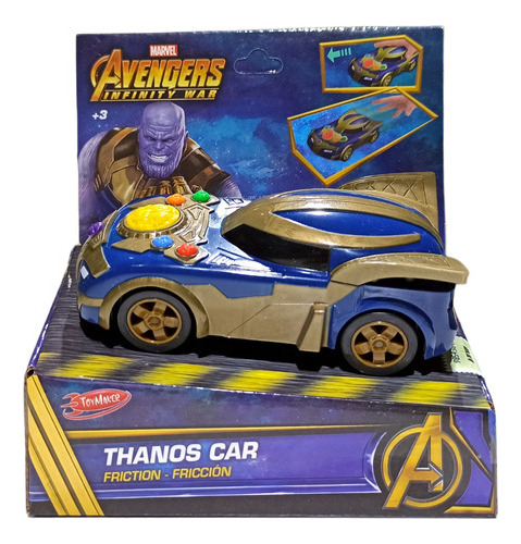 Auto A Friccion Avengers Infinity War Vehiculo 13cm Juguet 