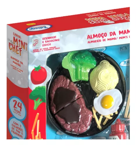 Comidinha de Brinquedo Mini Chef Almoço da Mamãe Xalingo