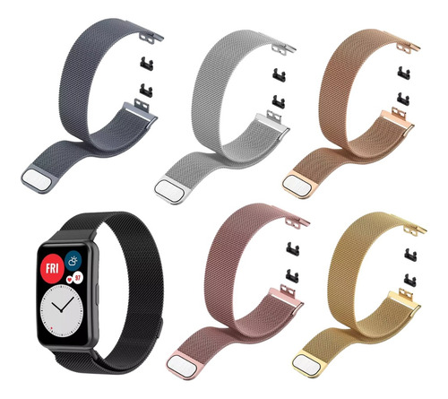 Correas Metal Compatible Con Huawei Honor Band 6/ Watch Fit