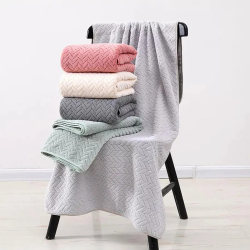 Toallas De Baño Completas De 3 Piezas, Grandes, 70 X 140 Cm