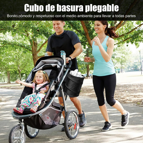 Bote Basura Con Tapa De Bolsa, 2 Pcs De Bote Basura Plegable