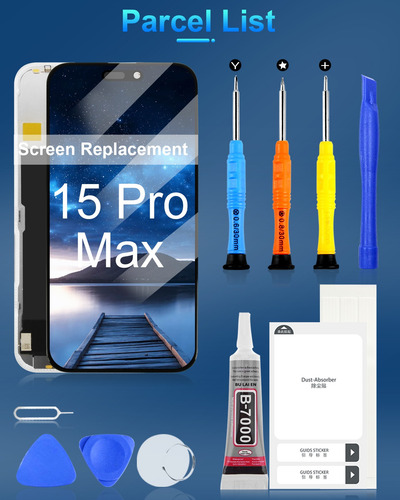 Pantalla Oled Suave Srjtek Para iPhone 15 Pro Max A2849
