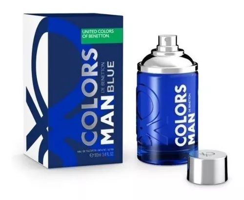 Benneton Colors Man Blue 100ml Masculino + Amostra De Brinde