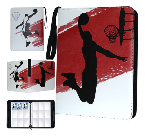 Carpeta De Tarjetas De Baloncesto Con 900 Bolsillos, Carpeta