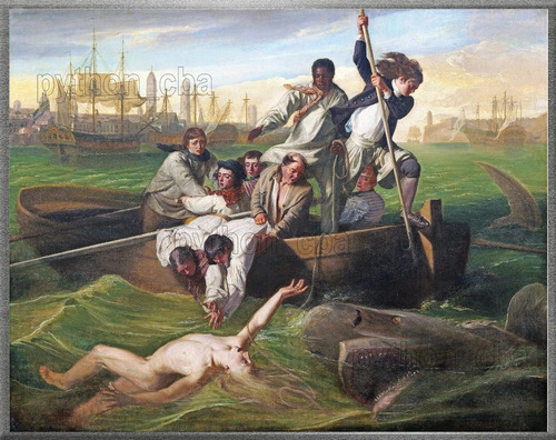 Cuadro Watson Y El Tiburón De John Singleton Copley - 1778