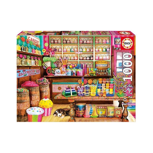 Educa Puzzle X 1000 Piezas Tienda De Dulces