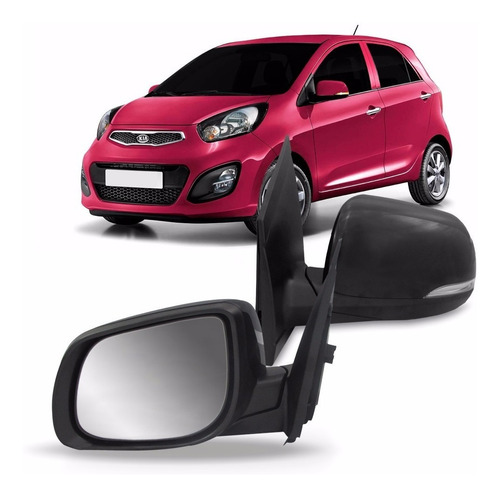 Retrovisor Picanto 2012 2013 14 2015 C/ Pisca