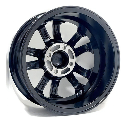 Roda Scorro Chevrolet Onix Lt Aro 14 4x100 (1 Uni) + Bico Cor Preto Com Diamantado