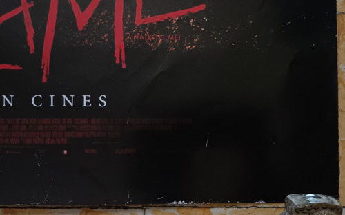 Póster Original Cine Háblame (Usado)